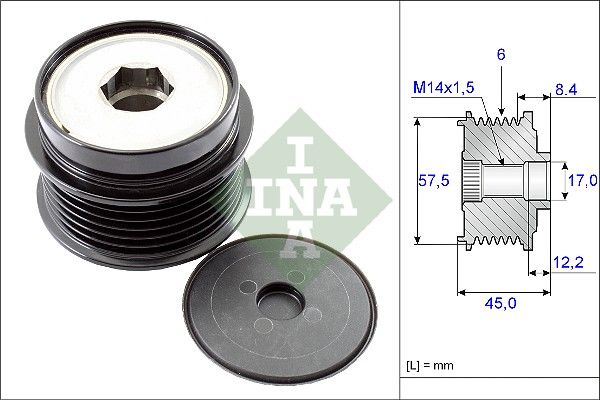 WILMINK GROUP Механизм свободного хода генератора WG1253748